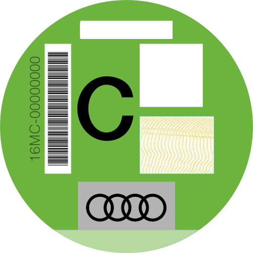 Etiqueta C Audi
